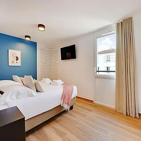 Charming Flat With Rooftop - 1br4p- Vanvesparc מלון פריז
