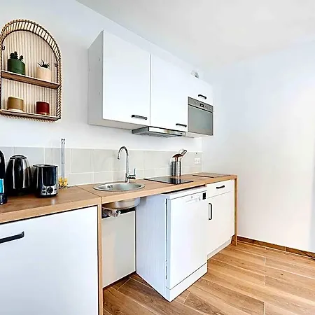 Charming Flat With Rooftop - 1br4p- Vanvesparc מלון פריז